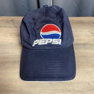 Vintage‎ 1998 Pepsi StrapBack Hat Blue adjustable cap